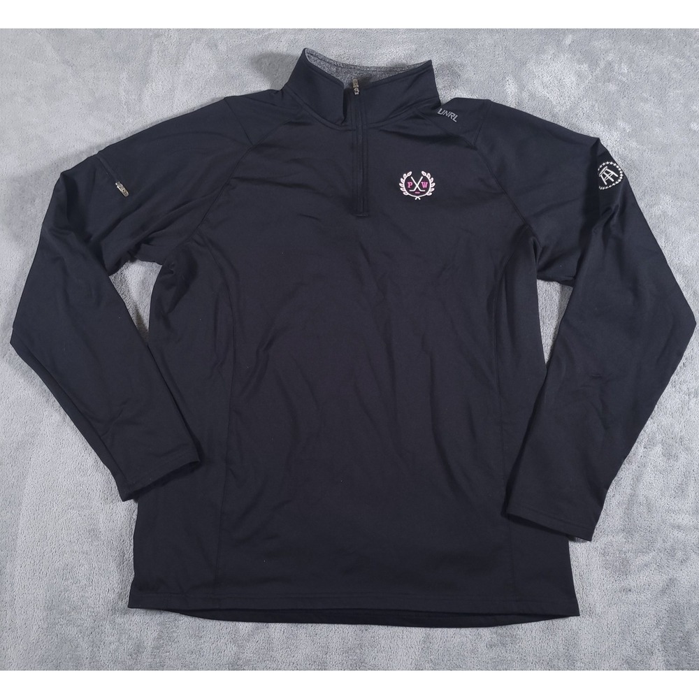 UNRL Barstool 1/4 Zip Pullover Adult Large Elite‎ Golf Performance Pink Whitney